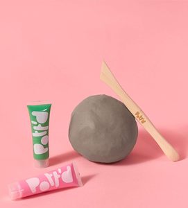 Mini kits de poterie |   Argile à séchage à l'air pour adultes |   Comprend des peintures, des pinceaux et des outils |   Tutoriel en ligne GRATUIT |   Débutants |   Ange/Paysage - Product Image 3