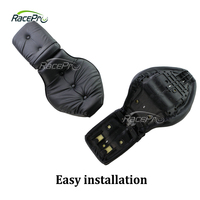 La motocicleta 2-De cuero asiento de conductor y pasajero trasero de cojín para Honda Shadow VLX 600 VT600 1988-1993