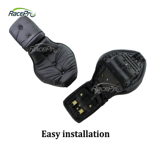 La motocicleta 2-De cuero asiento de conductor y pasajero trasero de cojín para Honda Shadow <span class=keywords><strong>VLX</strong></span> 600 VT600 1988-1993 - Product Image 3