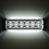 Nouveau 24V stroboscope clignotant LED Ambulance marqueur latéral monté en surface 6LED voyant d'avertissement