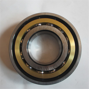 Sola fila de latón jaula rodamientos de bolas de contacto Angular de <span class=keywords><strong>7314</strong></span> BECBM 70x150x35mm <span class=keywords><strong>7314</strong></span> BECBM - Product Image 2