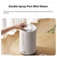 Mijia Humidificateur 3 350 mL/h Humidification 4.5 L Grande Capacité Double Brumisateur pour Bureau À Domicile Humidificador Purificateur