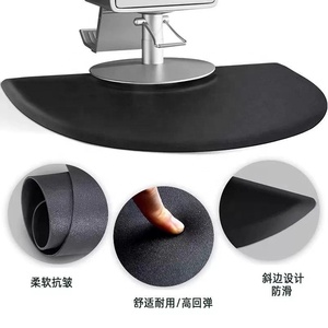 Tapis de sol de salon personnalisés avec logo, anti-fatigue, en PVC/PU, pour postes de barbier, lavables, modernes, pour coiffeurs et salons de coiffure - Grande Vente - Product Image 5
