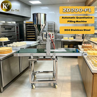 Machine à garnir les croissants OEM ZD200-F1, machine à gâteaux, équipement de boulangerie, distributeur de pâte feuilletée, machine à déposer les biscuits pour la pâtisserie