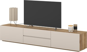 <span class=keywords><strong>Meuble</strong></span> <span class=keywords><strong>TV</strong></span> mural ou sur pied moderne, sans poignée, sur mesure, en matériaux durables, de haute qualité, pour salon - Product Image 6