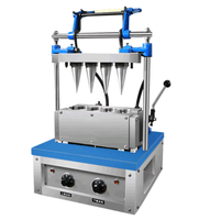 Petite machine commerciale de fabrication de cône de crème glacée de biscuit de sucre de gaufre