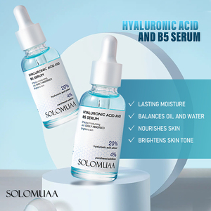 Siero Viso all'Acido Ialuronico, Siero Anti-Età con Proprietà Idratanti e Illuminanti, Vegano e Senza Parabeni - Product Image 2