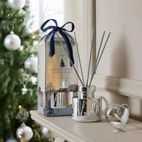 Diffuseur de parfum carré sans flamme UJIPIN personnalisé pour Noël, parfum longue durée (30-60 jours), coffret cadeau premium décoratif