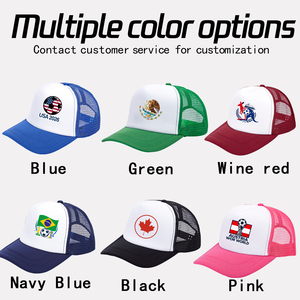 Cappellino da tifoso della Nazionale di calcio del Messico per la Coppa del Mondo di calcio 2026, con motivo a pois leopardati, 100% cotone, visiera regolabile - Product Image 3