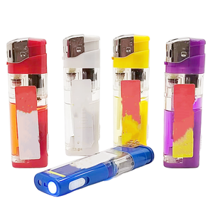 Encendedor <span class=keywords><strong>de</strong></span> Cigarrillos <span class=keywords><strong>de</strong></span> Plástico Clásico Premium Personalizado, Diseño LED Moderno, Recargable, Económico - Product Image 4