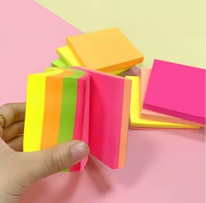 Wholesale Bright Colors Posticks Label Paper Memo Pads Custom Memo Pad Sticky Notes <b>Sets</b> - Product Image 6