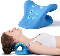 Oreiller cervical magnétique en PU, dispositif de chiropratique, soulagement de la douleur, alignement de la posture, soutien magnétique de la colonne cervicale, personnalisé HLLFOAM