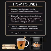 LIFEWORTH Booster d'énergie à haute puissance, soutien immunitaire, résine de Shilajit de l'Himalaya pure naturelle