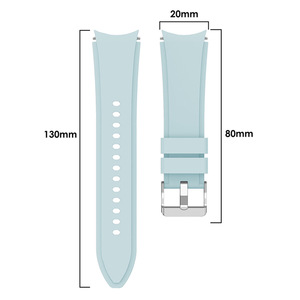 <span class=keywords><strong>Bracelet</strong></span> en silicone d'usine <span class=keywords><strong>Bracelet</strong></span> de 20mm pour Samsung <span class=keywords><strong>Galaxy</strong></span> <span class=keywords><strong>Watch</strong></span> 4 <span class=keywords><strong>5</strong></span> 6 7 Classic 42mm 46mm <span class=keywords><strong>Pro</strong></span> <span class=keywords><strong>Watch</strong></span> - Product Image 4