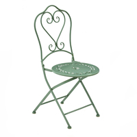 Ensemble de chaises et table d'extérieur pour café et thé, ensemble trois pièces en fer forgé, chaises de jardin et de cour