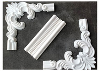 Moulures d'angle en PU de haute qualité pour la décoration de murs et de plafonds