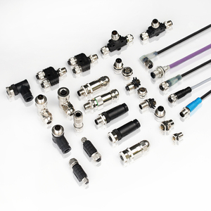 Nhà Cung cấp Mặt bích ổ cắm bảng điều khiển phía trước gắn kết ren khớp nối nam nữ 3 4 5 8Pin M12 điện Thông tư nối cho cảm biến - Product Image 2