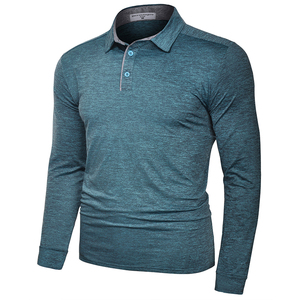 <span class=keywords><strong>Amazon</strong></span> ropa mejor vendedor del logotipo del OEM colores personalizados para hombre polo de manga larga t shirt - Product Image 1