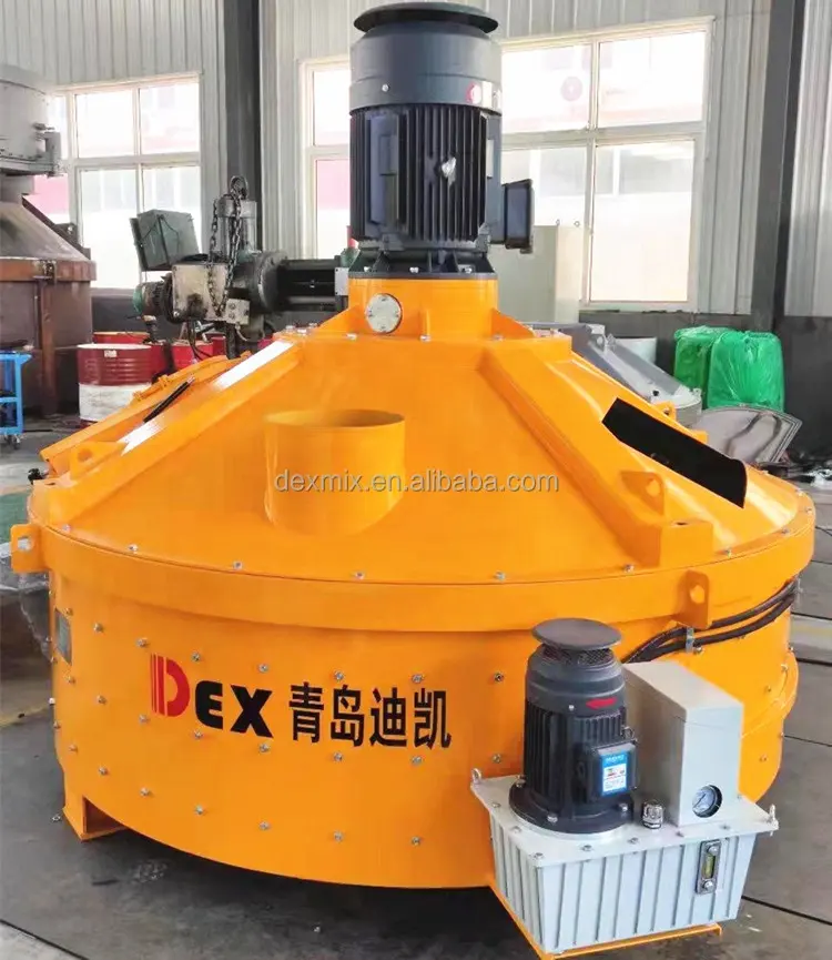 Bauma china DEX proveedor de China 3m3 MP3000 contra-corriente mezclador planetario de gran capacidad pesados tambor mezclador de concreto