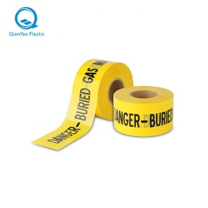 Nhà máy chuyên nghiệp giá cả hợp lý <span class=keywords><strong>PE</strong></span> Vàng gas nhựa 100 mét/150 mét x 250m ngầm cảnh báo Băng - Product Image 1