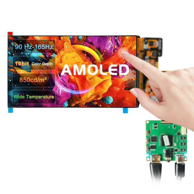 7 Inch 1920x1080 FHD 165hz OLED AMOLED Touchscreen 850nits High Refresh Rate HDM to MIPI Amoled Display for Game Console