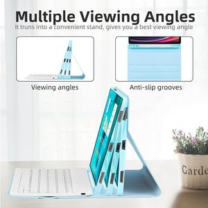 Custodia per Tablet OEM/ODM con Tastiera Retroilluminata Bluetooth in PU per <span class=keywords><strong>Samsung</strong></span> <span class=keywords><strong>Galaxy</strong></span> <span class=keywords><strong>Tab</strong></span> S7 / <span class=keywords><strong>S8</strong></span> / S9 / S9 FE 11 Pollici - Product Image 2