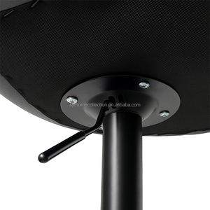 Taburete de <span class=keywords><strong>Cocina</strong></span> Nórdico Moderno de Cuero PU, Silla Giratoria de Barra <span class=keywords><strong>con</strong></span> Base de Metal para <span class=keywords><strong>Cocina</strong></span> y Bar, Profundidad del Asiento de 32 cm - Product Image 5
