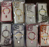 Coque transparente en TPU à succès 2026, protection arrière transparente, étui de téléphone magnétique souple et coloré pour iPhone 17 Pro Max 16 15
