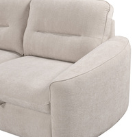 Le Grossiste Leader : Canapé-lit pliant en L deux places, design européen, en tissu écologique, confortable et durable, pour la maison