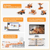 Hiwonder DaDa:bit V2 Kit de Robótica y Electrónica Programable para Principiantes, con Micro:bit V2 y Placa de Expansión