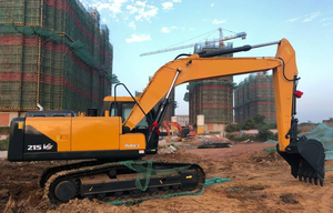 Excavadora de orugas de alta eficiencia de 22 toneladas de marca superior 215VS con accesorios de cucharón, 1 año de garantía, precio competitivo para motor y bomba - Product Image 4