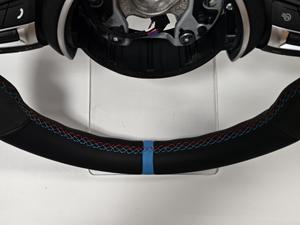 Sench สองด้าน Alcantara ไม่มีถุงลมนิรภัยพวงมาลัยสำหรับ <span class=keywords><strong>BMW</strong></span> E Series E87 E81 <span class=keywords><strong>E90</strong></span> E82 E91 E92 E84 E70 E71จากผู้ผลิตจีน - Product Image 6