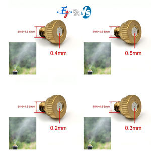 Boquilla de atomización YS de 50 micras, boquilla de riego de baja presión antigoteo de latón, nebulizador, accesorios para sistema de refrigeración - Product Image 4