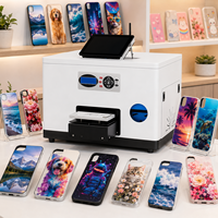 Imprimante UV sans fil de bureau Refinecolor A5 pour coques de téléphone, machine d'impression intelligente pour les boutiques de coques de téléphone, prend en charge l'image IA