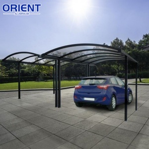 Abri de <span class=keywords><strong>voiture</strong></span> en aluminium thermolaqué robuste, design cantilever, imperméable, pour allée de maison <span class=keywords><strong>américaine</strong></span> - Product Image 3
