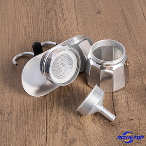 Cafetera <span class=keywords><strong>Moka</strong></span> Moderna de Aluminio, <span class=keywords><strong>Mini</strong></span> Cafetera de 1 Taza con Logotipo Personalizado en Color para Espresso en Casa o al Aire Libre - Product Image 6