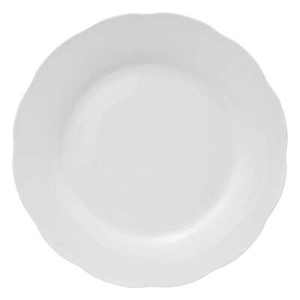 Assiette plate ALMA LINE en porcelaine blanche 26,5x2,1 cm - Product Image 1