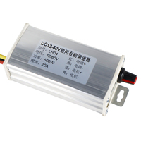 Pengontrol Kecepatan Motor DC 12-60V Universal, 500W, dengan Pembatas Arus dan Perlindungan Beban Berlebih