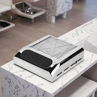 Aspirateur à poussière pour ongles 80W, forte aspiration, plusieurs trous de ventilation, autocollant personnalisé pour les revendeurs d'équipements de beauté