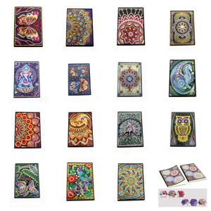 Peinture au diamant 5D <span class=keywords><strong>Mandala</strong></span> <span class=keywords><strong>de</strong></span> forme spéciale, carnet <span class=keywords><strong>de</strong></span> croquis <span class=keywords><strong>de</strong></span> 50 pages, carnet A5, artisanat <span class=keywords><strong>de</strong></span> Noël fait main, cadeau - Product Image 1