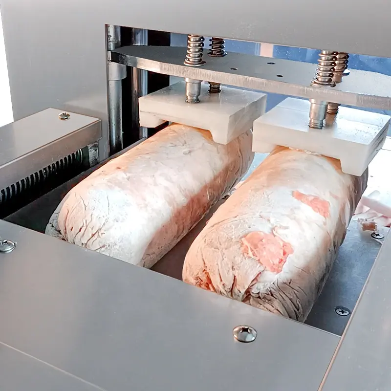 Cortador de carne elétrico multifuncional, máquina industrial de cortar carnes congeladas