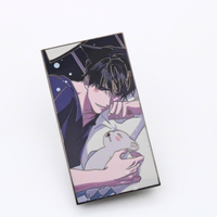Pins en émail anime personnalisés, badges métalliques de personnages, pins en émail de dessins animés OEM pour collectionneurs, décoration de sac à dos, cadeau pour les fans