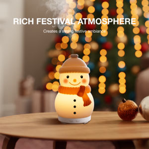 Nuevo difusor eléctrico de atomización para el hogar con muñeco de nieve bonito - Product Image 5