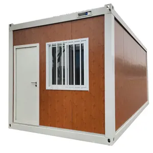 Preisgünstige vorgefertigte kombination tragbare containerhäuser modulares 2-schlafzimmer-fertighaus vorgefertigtes containerhaus
