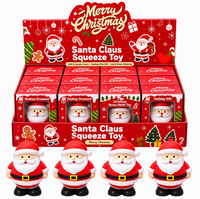 Jouet à presser de Noël en TPR, Père Noël, Bonhomme de neige, Renne, anti-stress, jouet à presser, boîte cadeau de Noël pour enfants de 8 ans et plus, unisexe