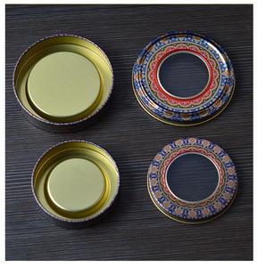 Rts 7.5*2Cm Tùy Chỉnh Sang Trọng Kim Loại Nghệ Tây <span class=keywords><strong>Tinplate</strong></span> Hộp Sắt Hộp Cho Trẻ Em Thực Phẩm Kẹo OEM Vòng Canister Với Cửa Sổ Mở - Product Image 2