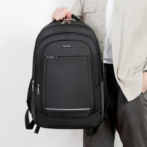 Sport <b>Backpack</b> <b>Large</b> Capacity Waterproof Laptop Bag Unisex For Travel And Commute Black - Product Image 1