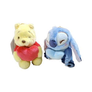 Portachiavi Peluche a Forma di <span class=keywords><strong>Orsetto</strong></span> Cartoon <span class=keywords><strong>con</strong></span> <span class=keywords><strong>Cuore</strong></span> per San Valentino - Product Image 6