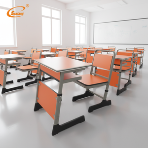 Escritorio de Estudio Moderno Más Vendido, Juego de Escritorio y Silla de Plástico <span class=keywords><strong>para</strong></span> Estudiantes, Muebles <span class=keywords><strong>para</strong></span> el Hogar y la Oficina - Product Image 1