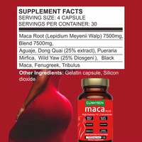 Marque privée Maca Plus Compléments à base de plantes Pilules d'amélioration des fesses et des hanches pour femmes Capsules sexy Booster d'agrandissement